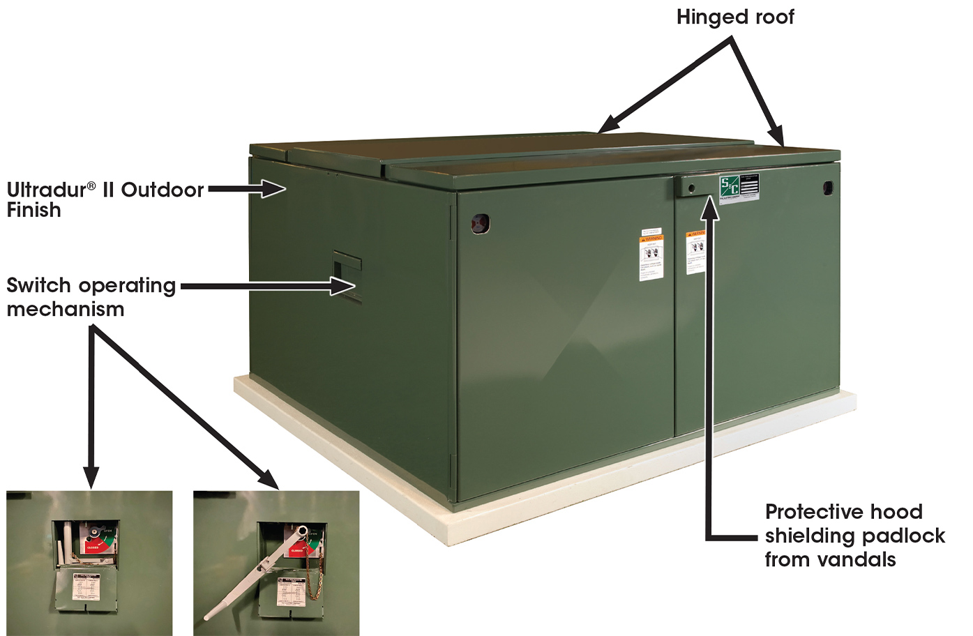 Gabinete do painel pad-mounted PME