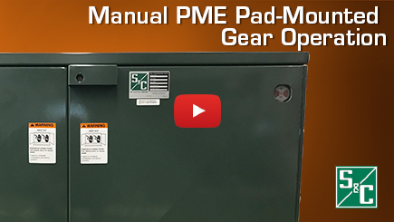 Manual PME Pad Mounted Gear Operation